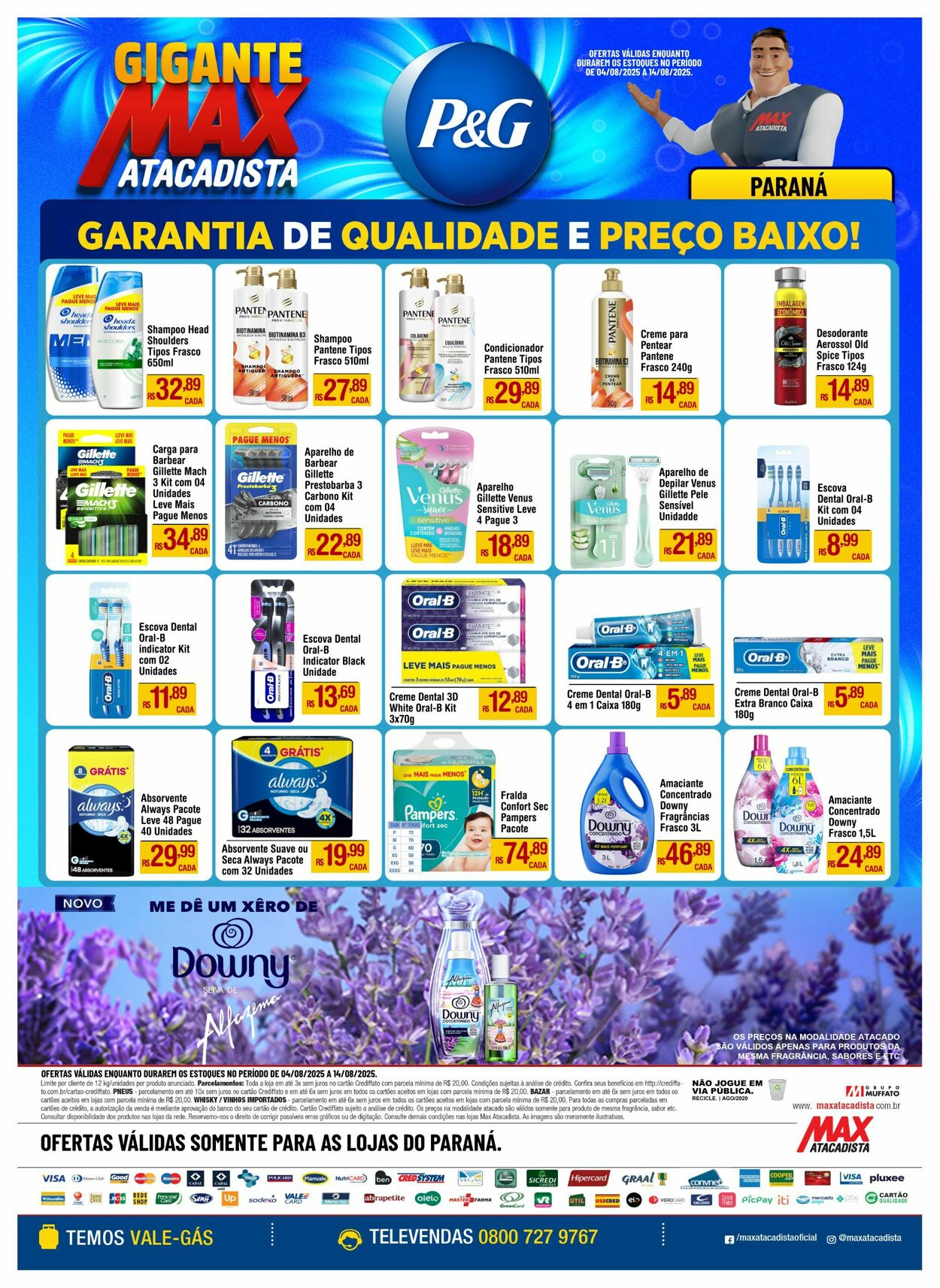 Folheto Max Atacadista 04.08.2025 - 09.08.2025
