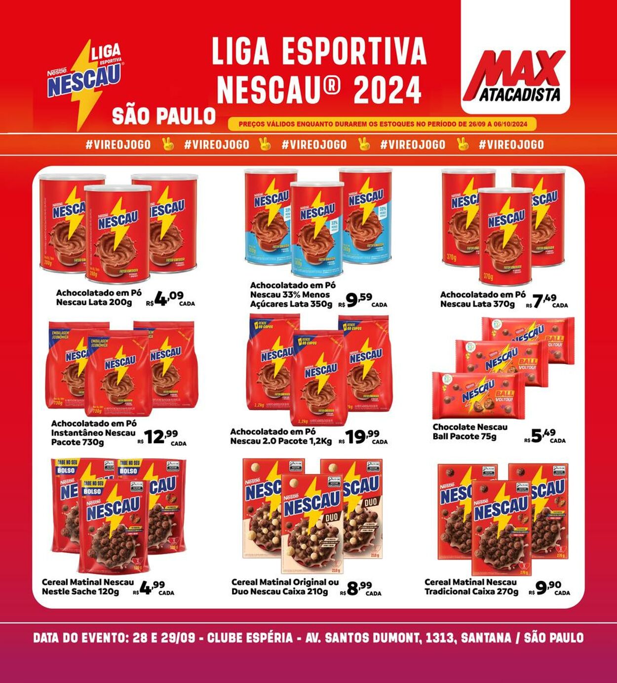 Max Atacadista Folhetos promocionais