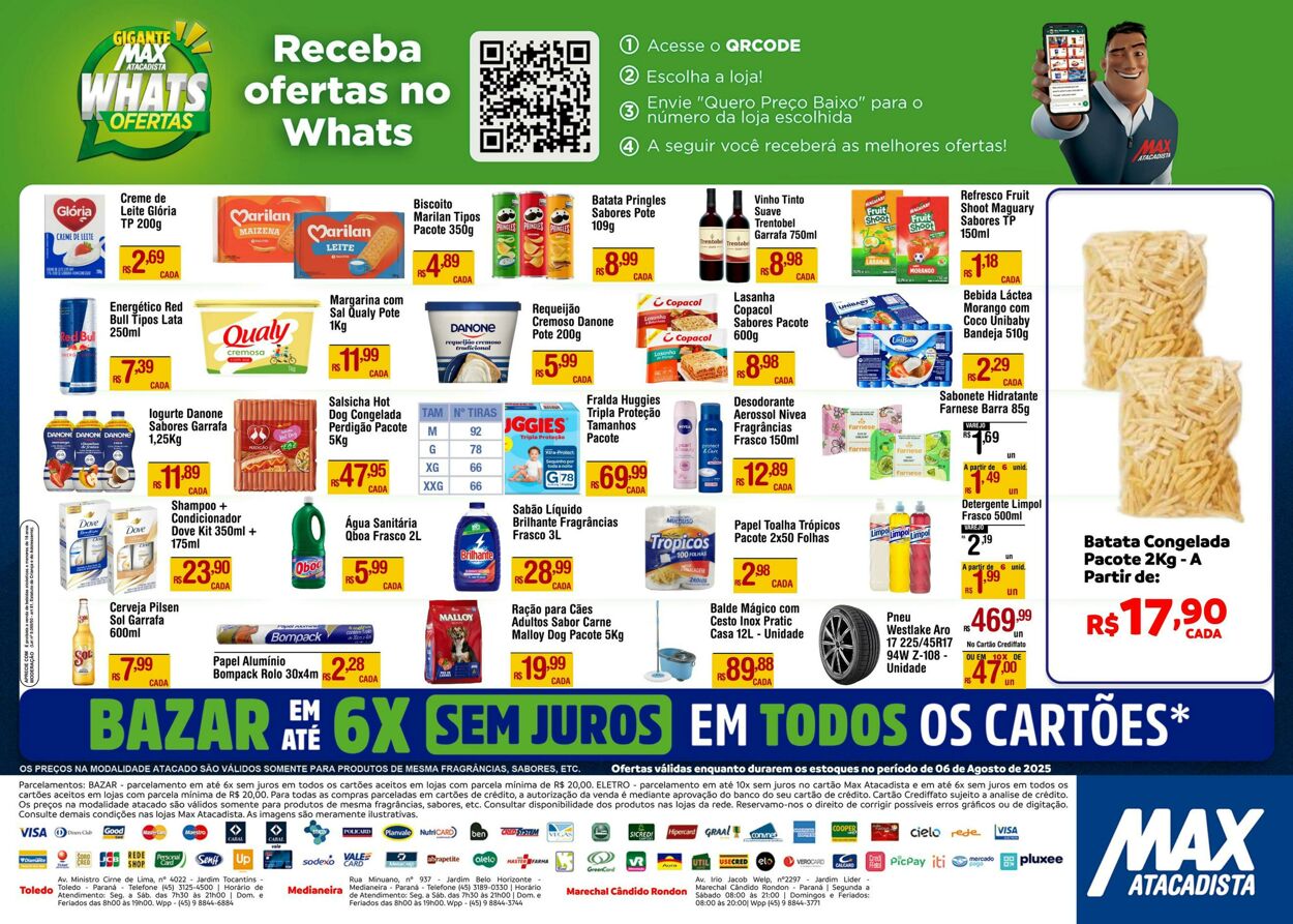 Folheto Max Atacadista 04.08.2025 - 09.08.2025