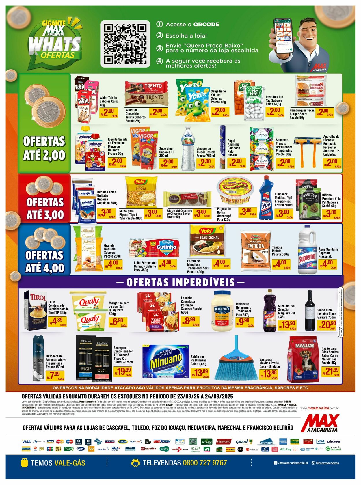 Folheto Max Atacadista 18.08.2025 - 23.08.2025