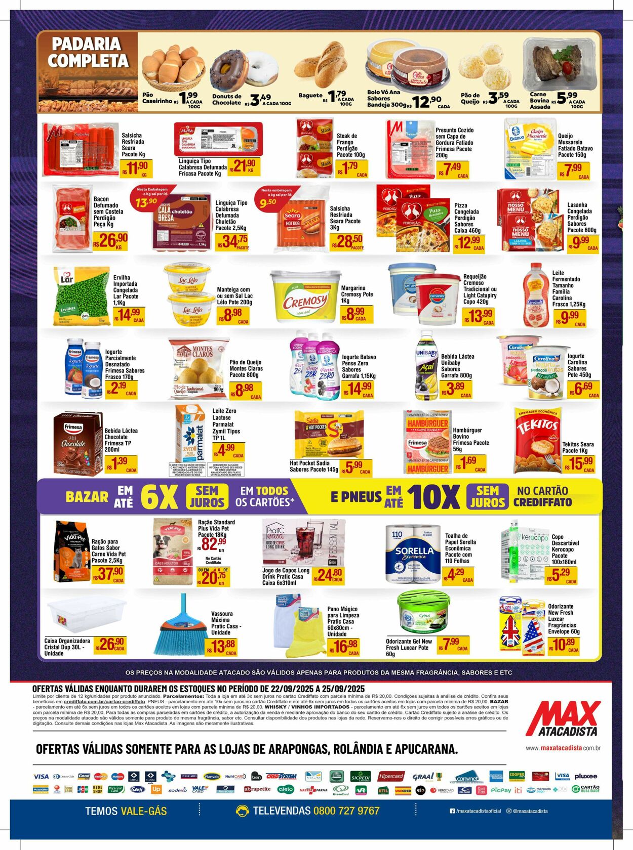Folheto Max Atacadista 22.09.2025 - 27.09.2025