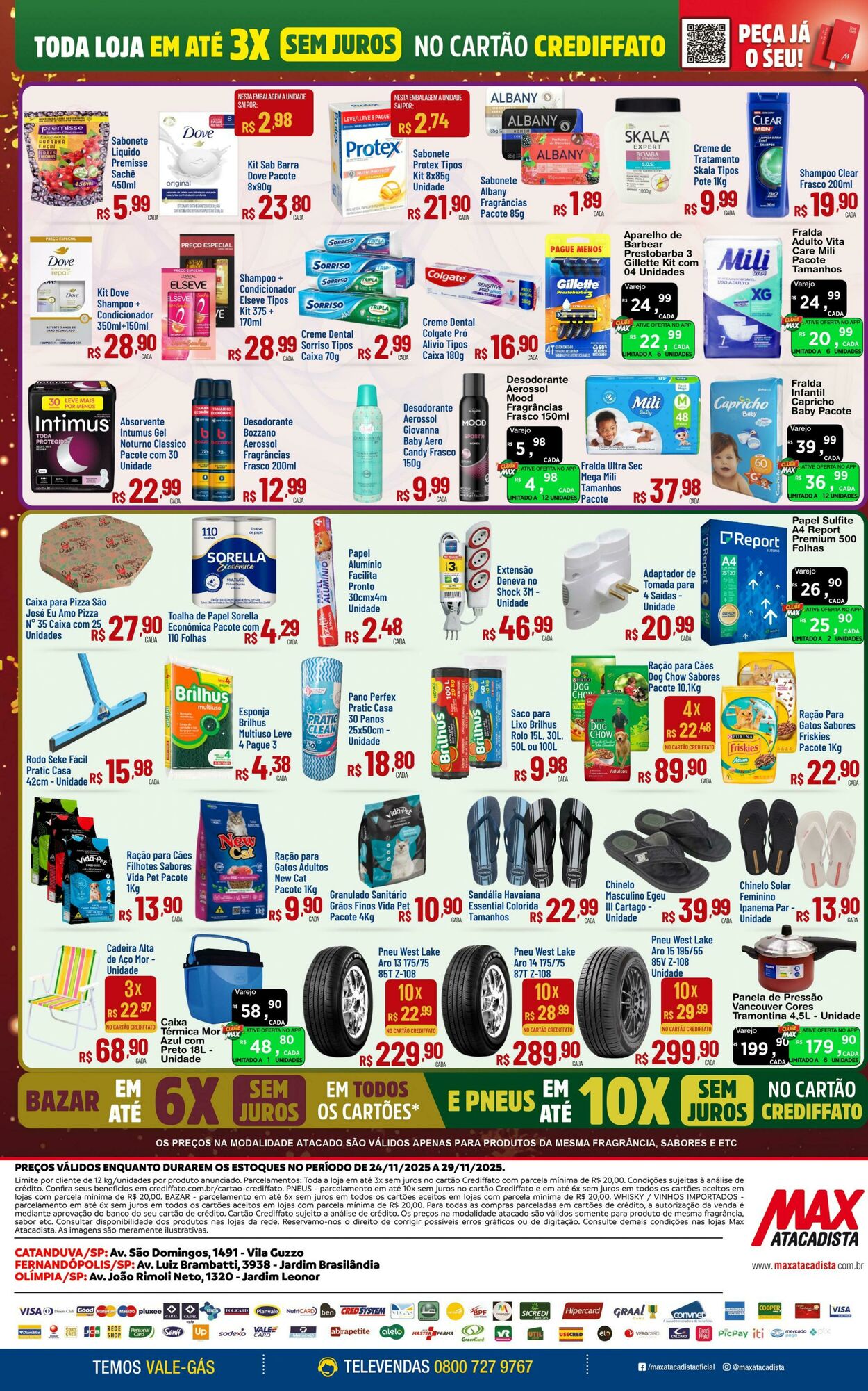 Folheto Max Atacadista 24.11.2025 - 29.11.2025