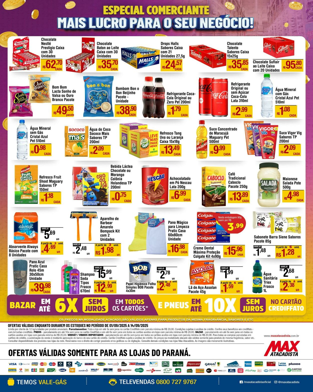 Folheto Max Atacadista 01.09.2025 - 06.09.2025