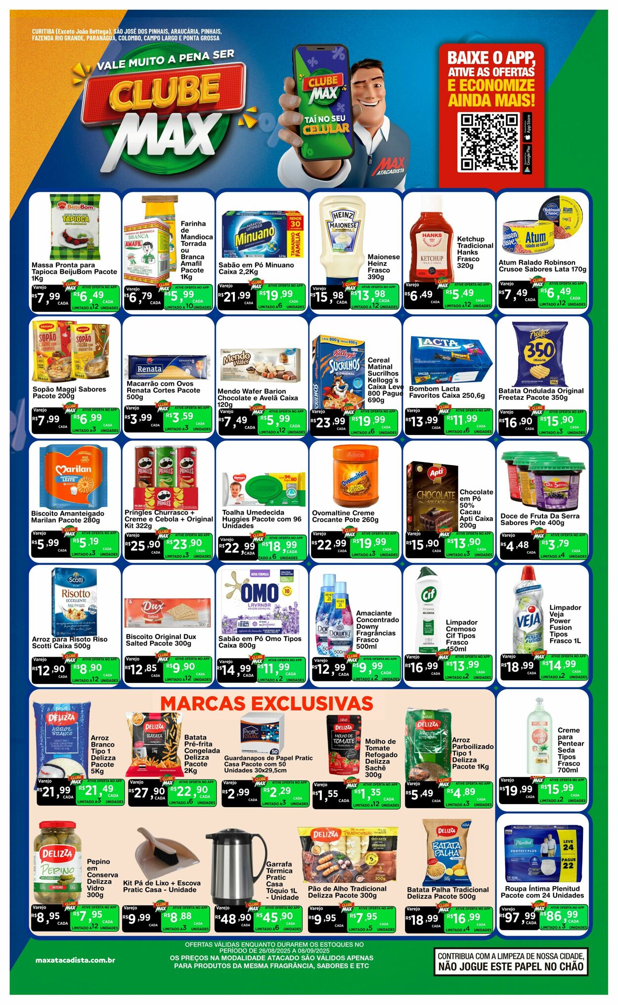 Folheto Max Atacadista 25.08.2025 - 30.08.2025