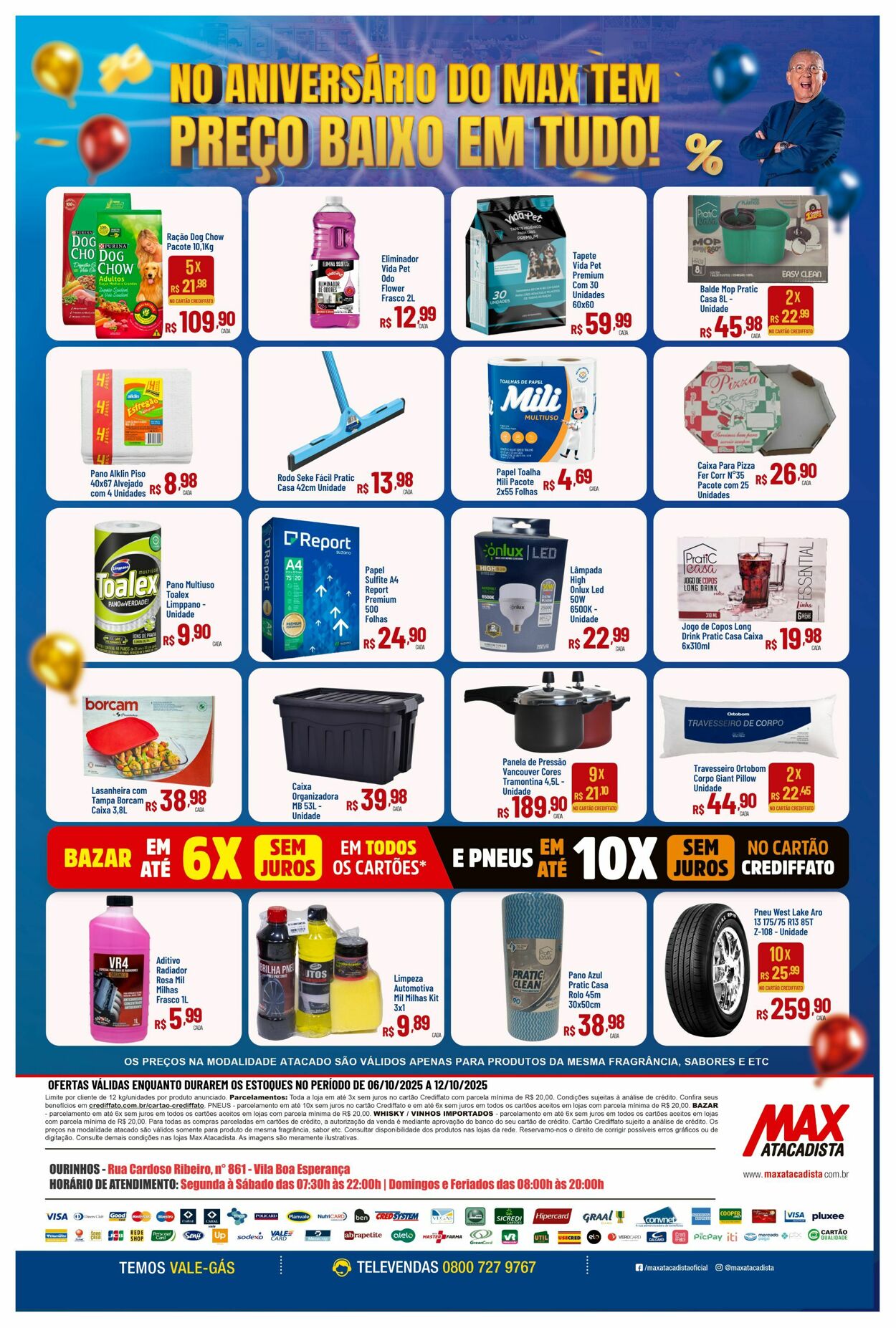 Folheto Max Atacadista 06.10.2025 - 11.10.2025