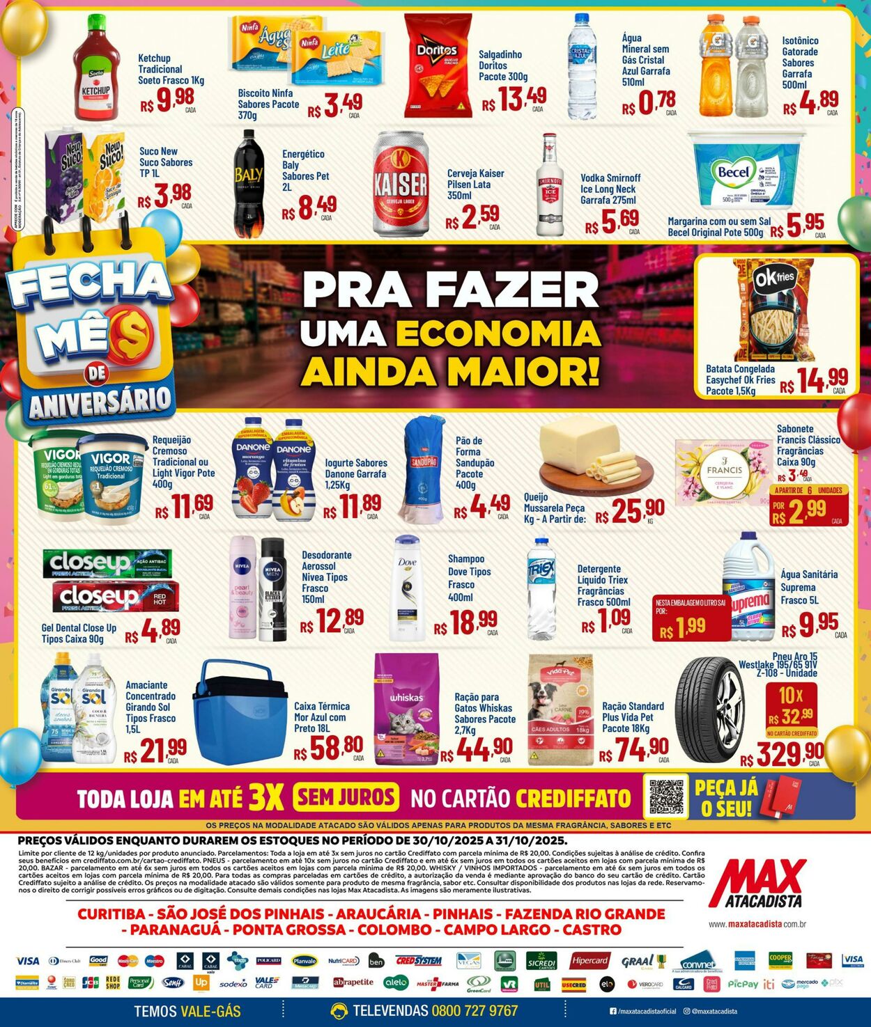 Folheto Max Atacadista 27.10.2025 - 01.11.2025