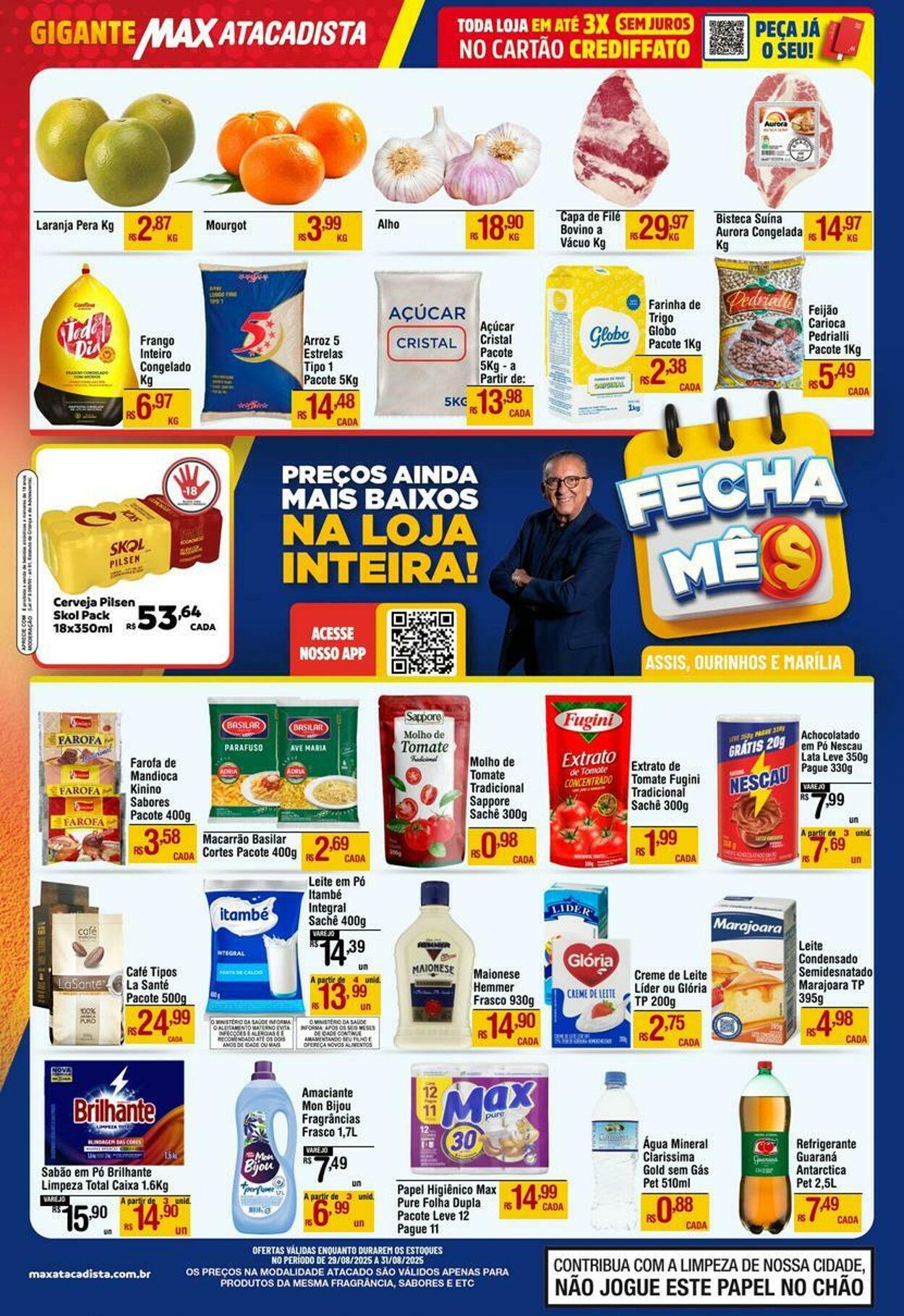 Folheto Max Atacadista 25.08.2025 - 30.08.2025