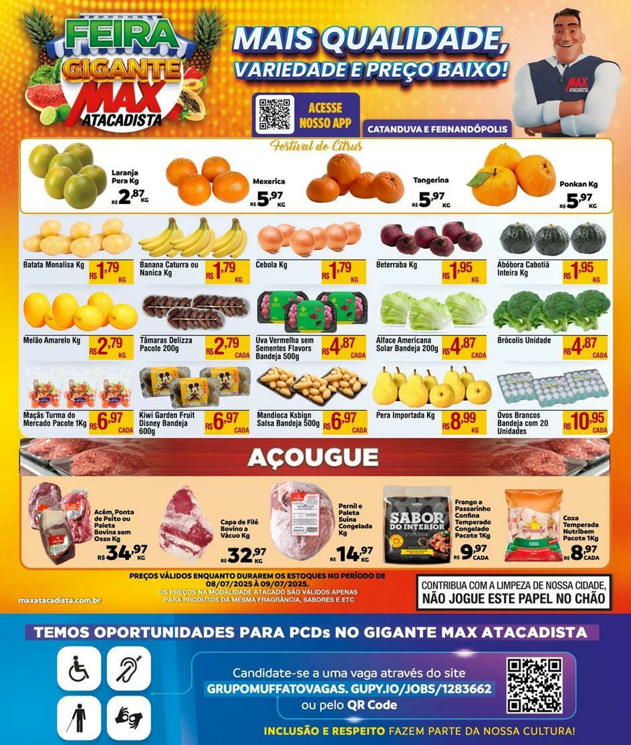 Folheto Max Atacadista 07.07.2025 - 12.07.2025
