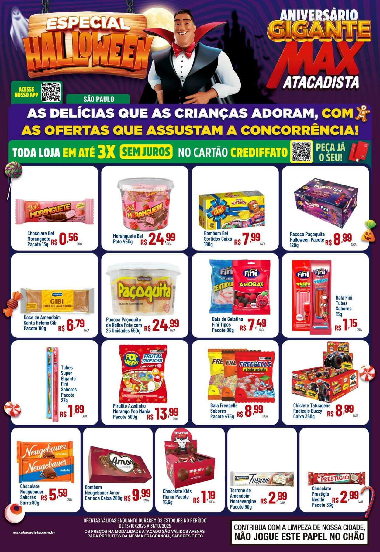 Folheto Max Atacadista 13.10.2025 - 18.10.2025