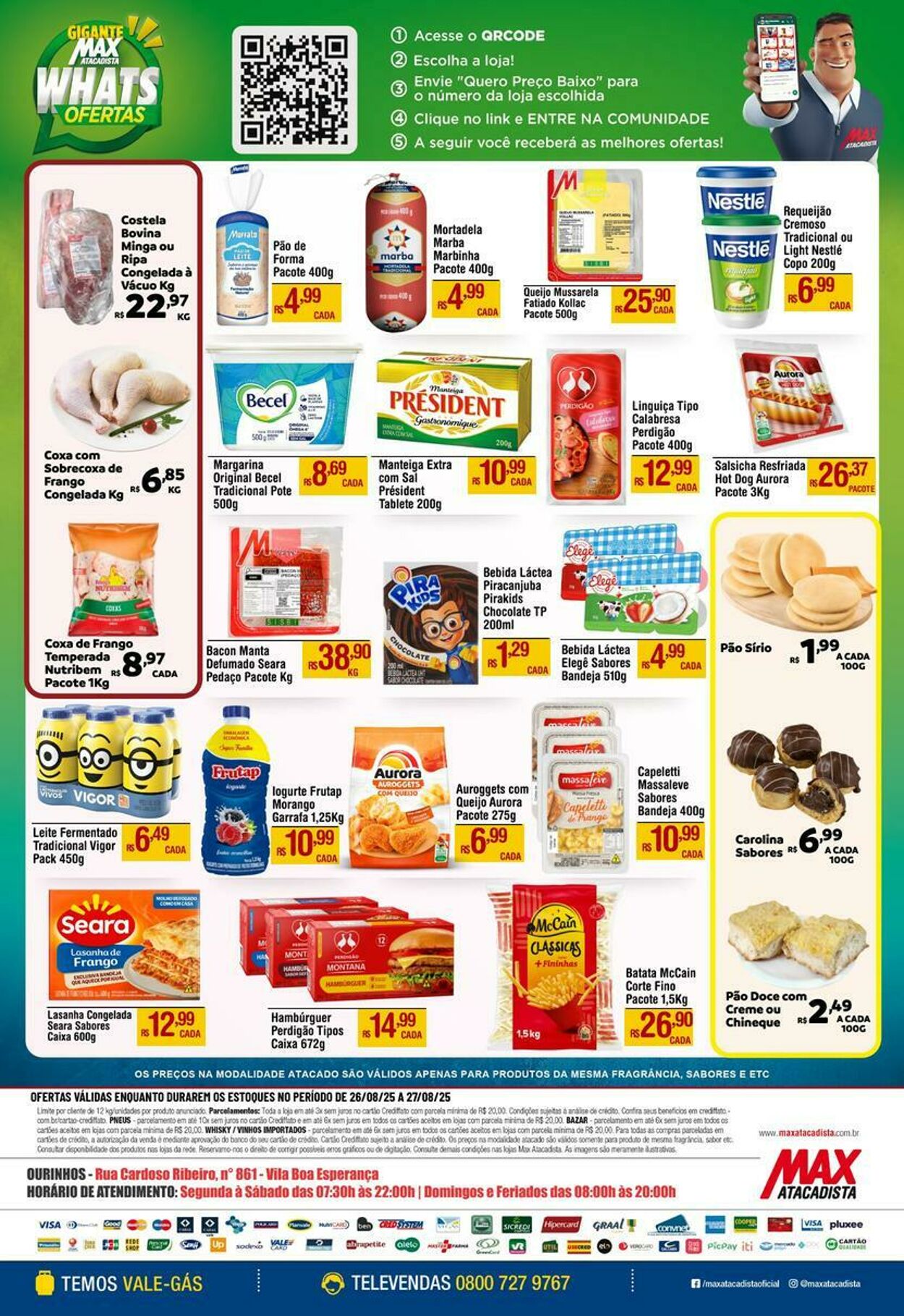 Folheto Max Atacadista 25.08.2025 - 30.08.2025