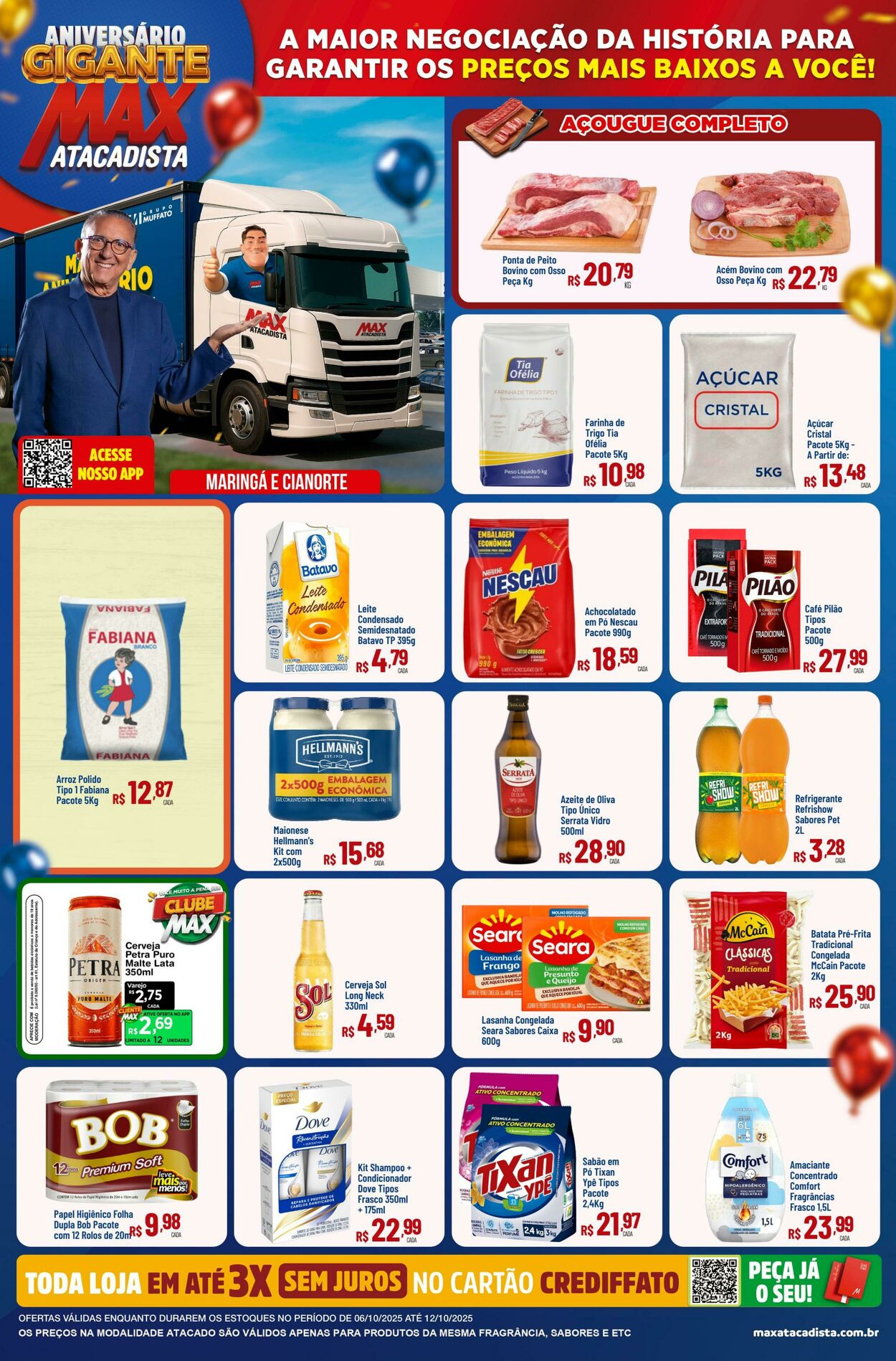 Folheto Max Atacadista 06.10.2025 - 11.10.2025
