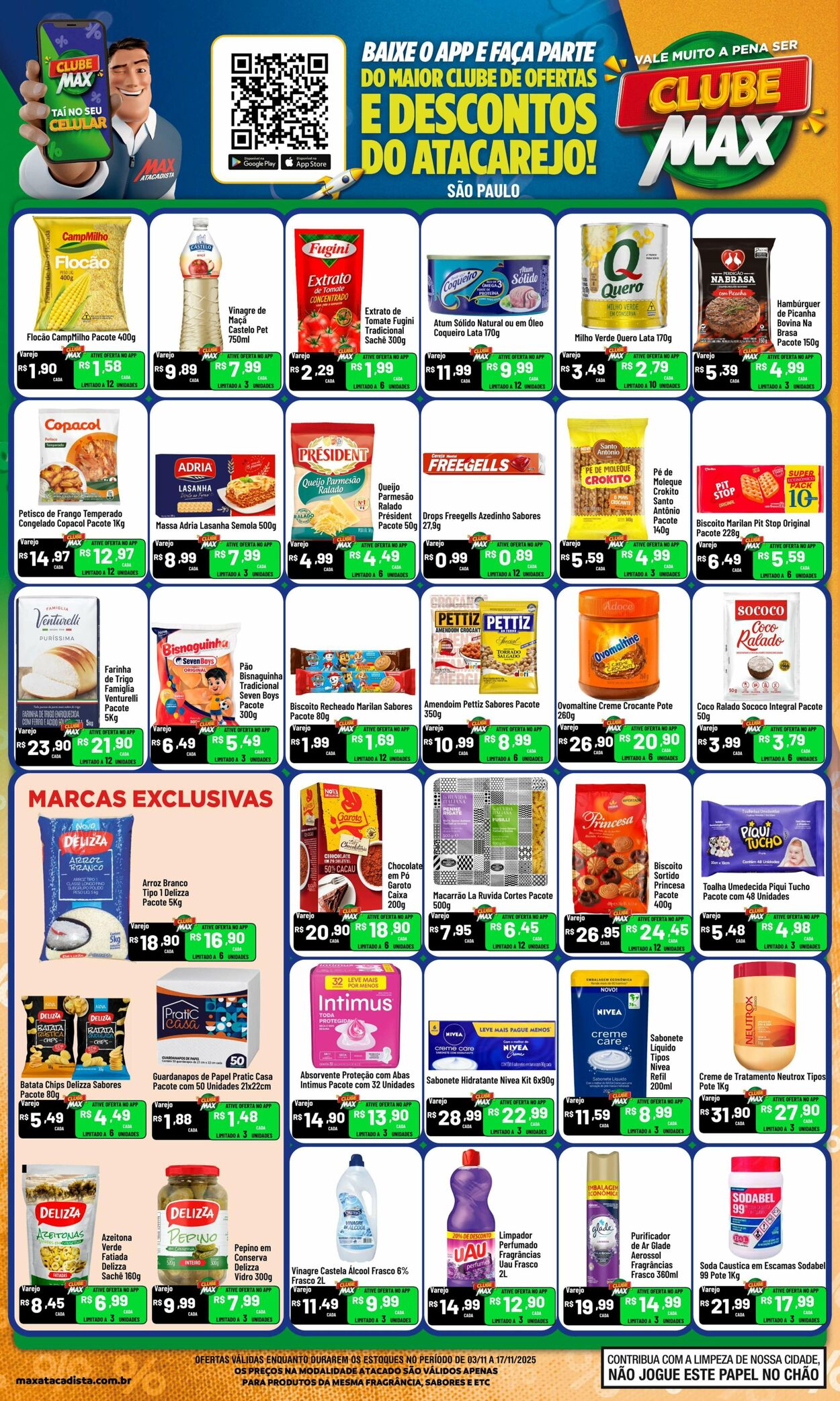 Folheto Max Atacadista 03.11.2025 - 08.11.2025