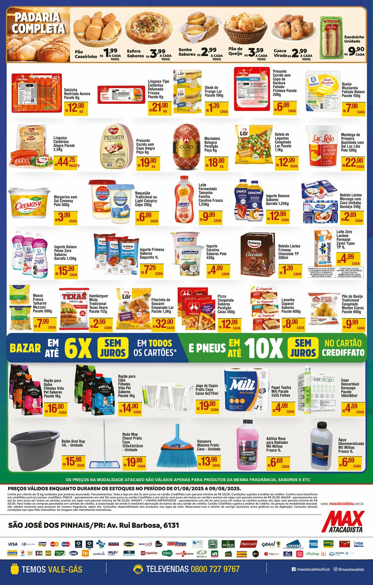 Folheto Max Atacadista 04.08.2025 - 09.08.2025