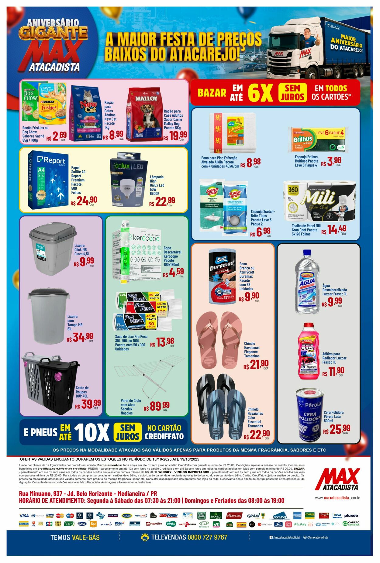 Folheto Max Atacadista 13.10.2025 - 18.10.2025