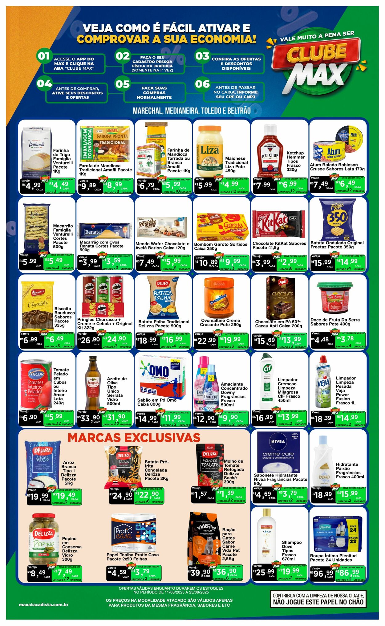 Folheto Max Atacadista 11.08.2025 - 16.08.2025
