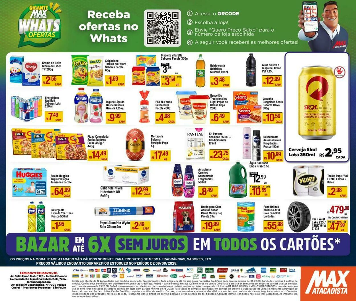 Folheto Max Atacadista 04.08.2025 - 09.08.2025