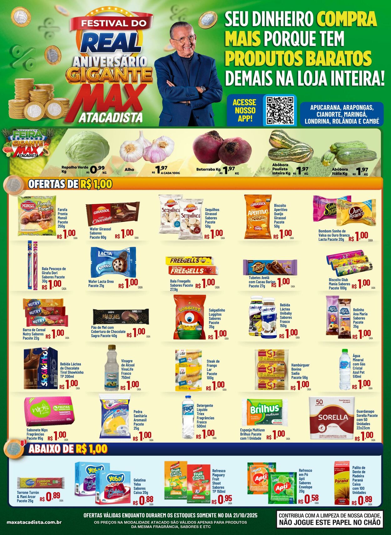 Folheto Max Atacadista 20.10.2025 - 25.10.2025