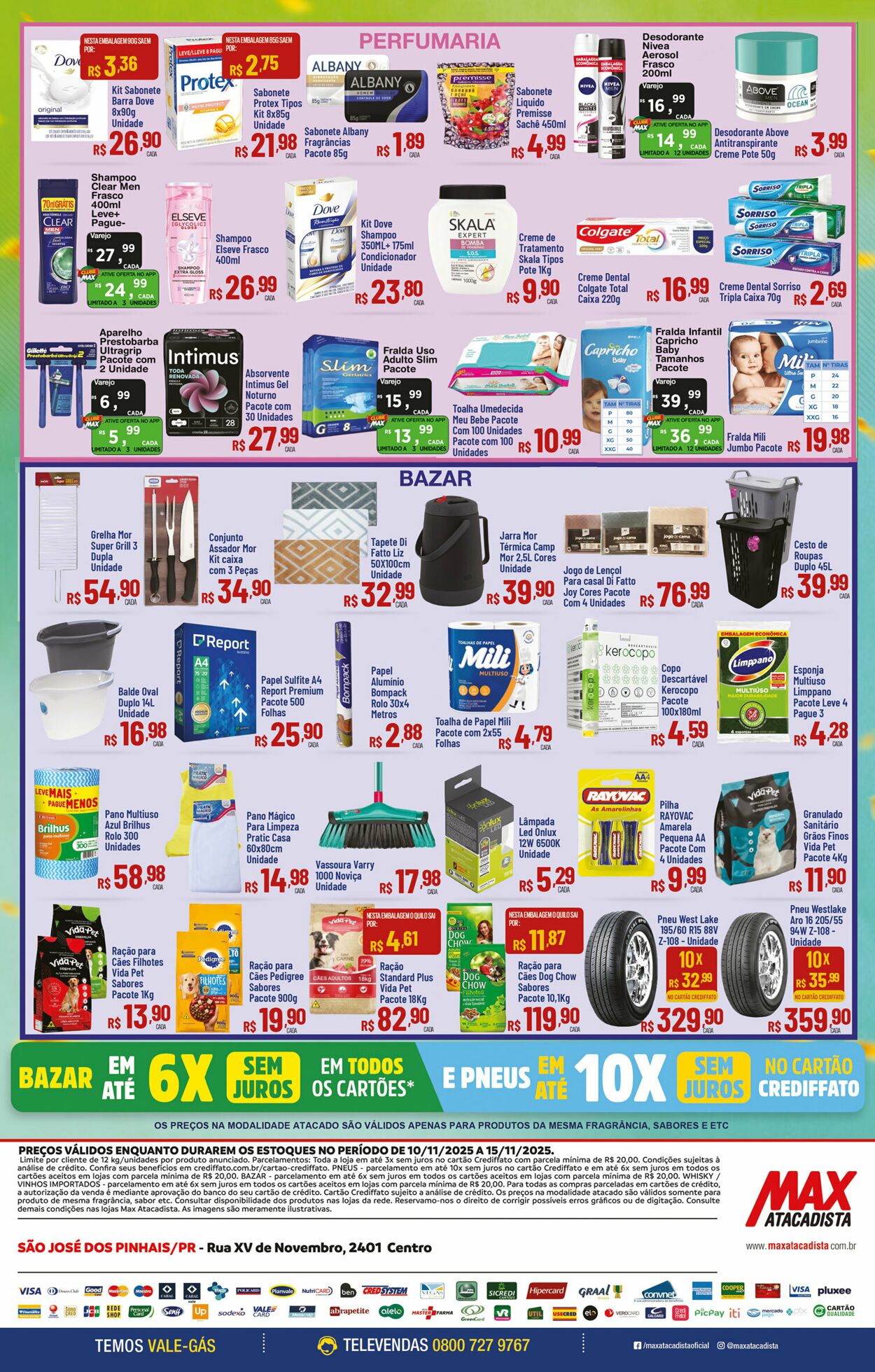 Folheto Max Atacadista 10.11.2025 - 15.11.2025