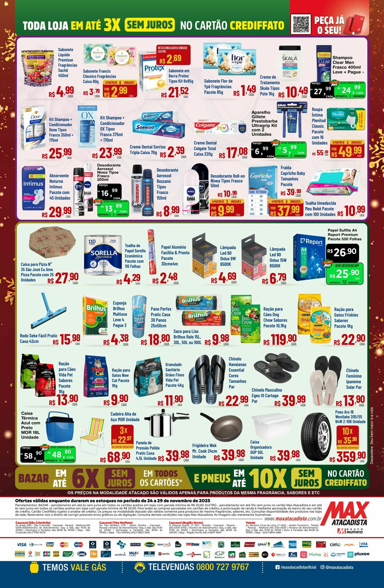 Folheto Max Atacadista 24.11.2025 - 29.11.2025