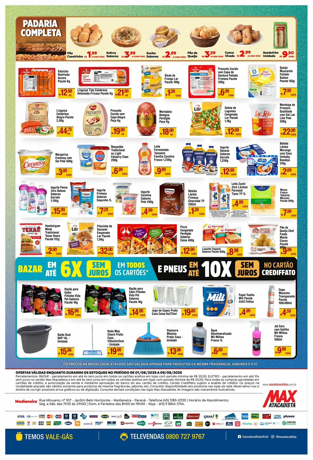 Folheto Max Atacadista 04.08.2025 - 09.08.2025