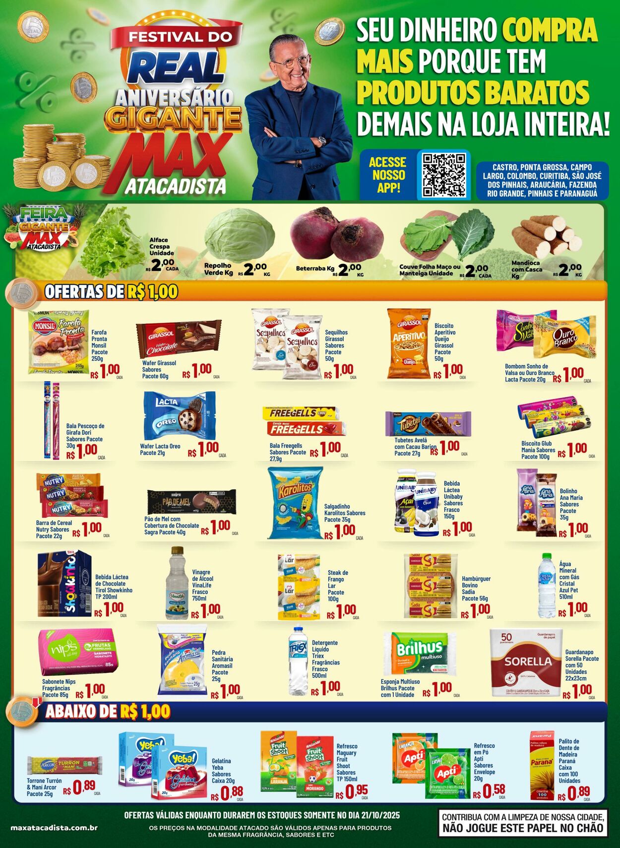 Folheto Max Atacadista 20.10.2025 - 25.10.2025