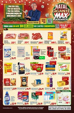 Folheto Max Atacadista 24.11.2025 - 29.11.2025