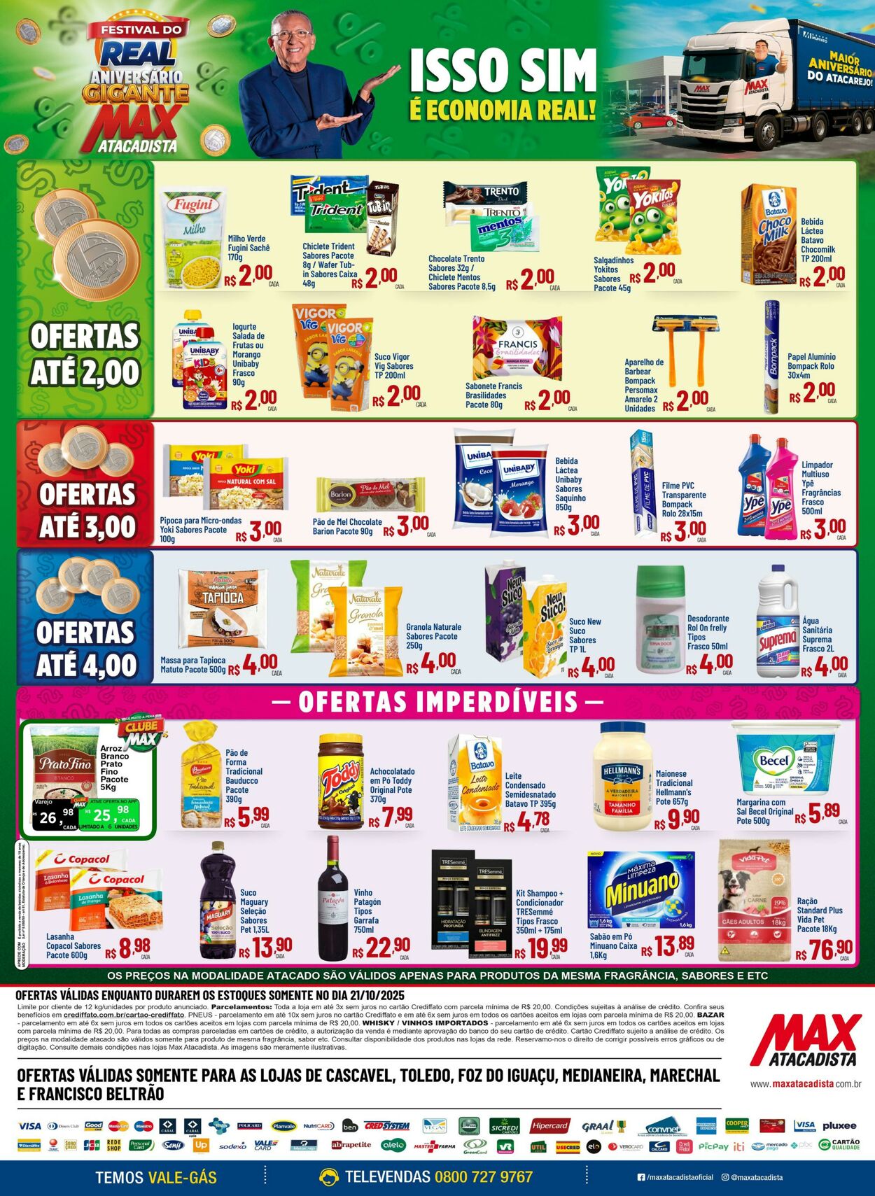 Folheto Max Atacadista 20.10.2025 - 25.10.2025
