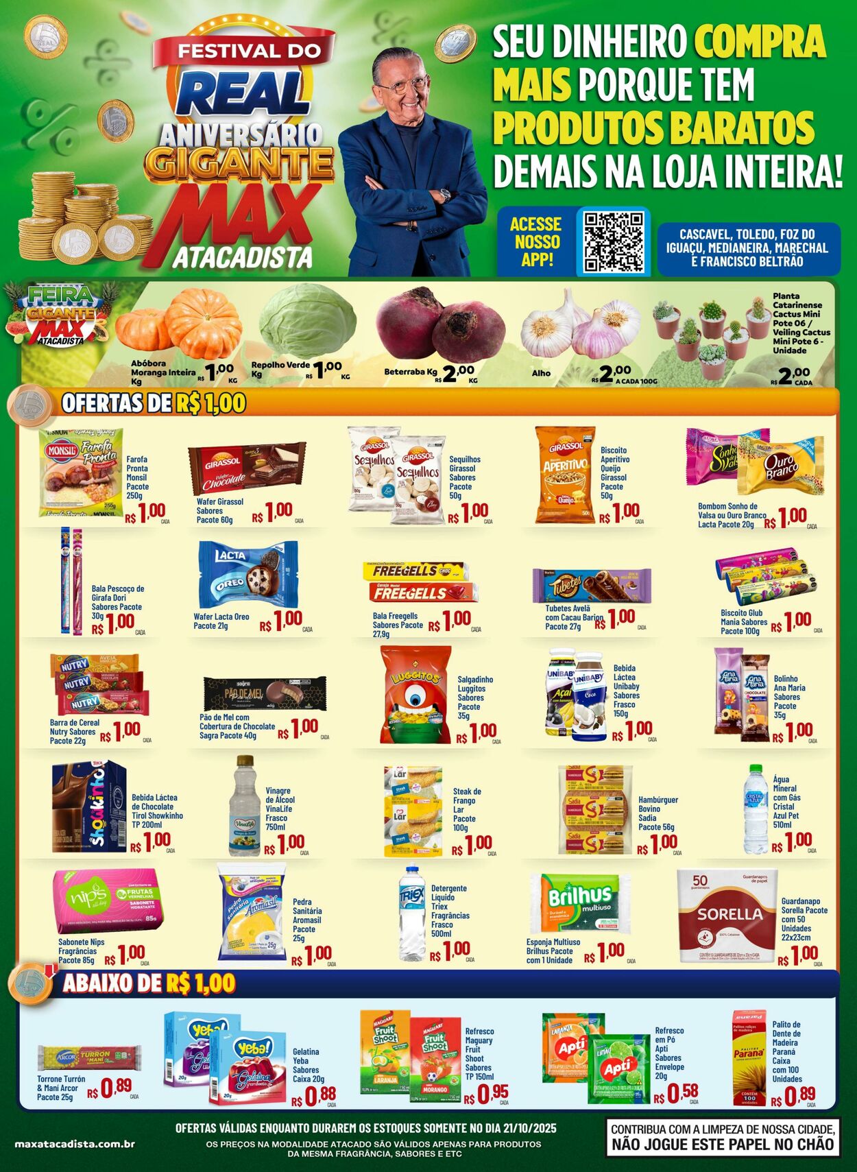Folheto Max Atacadista 20.10.2025 - 25.10.2025