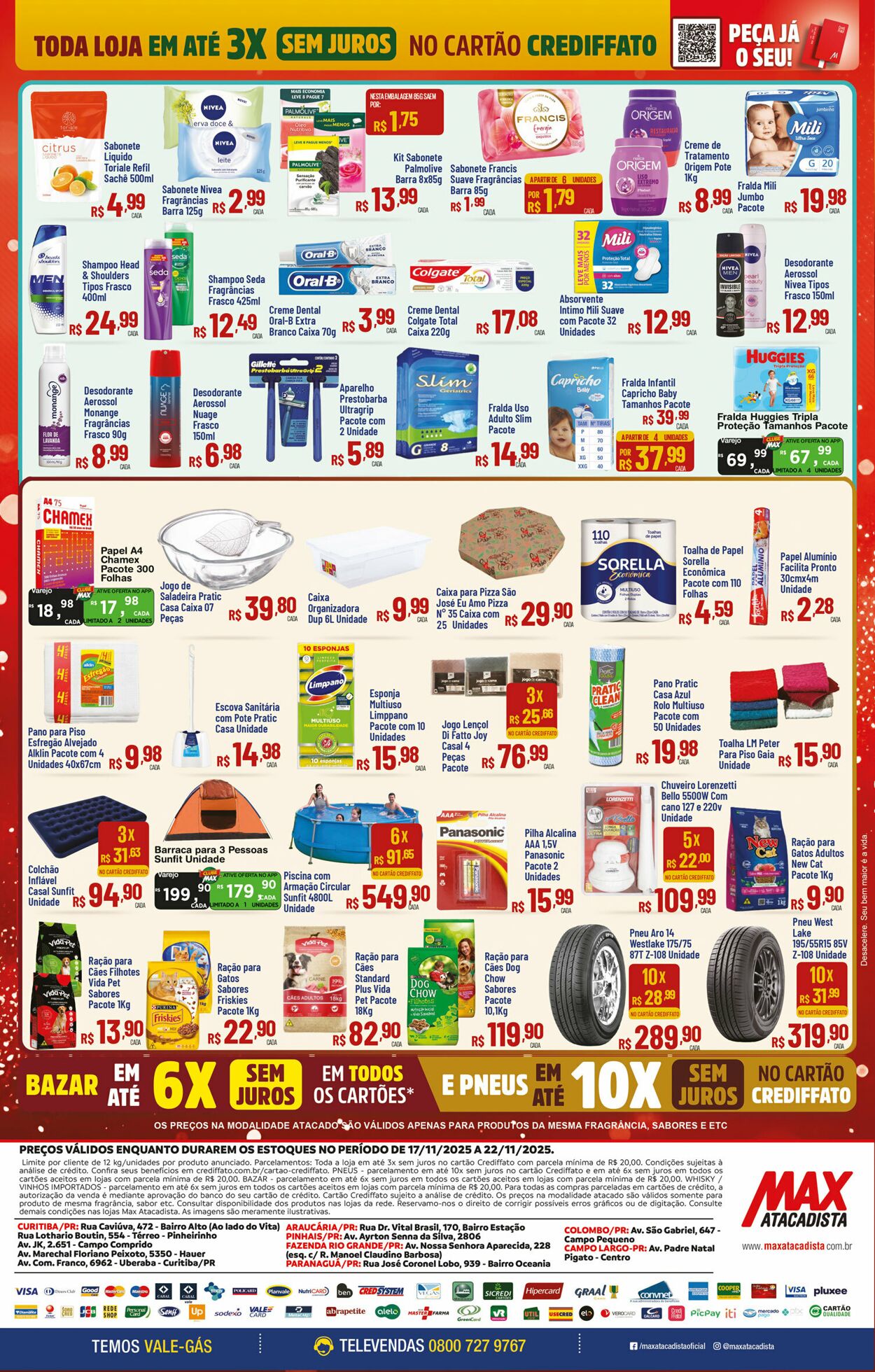 Folheto Max Atacadista 17.11.2025 - 22.11.2025