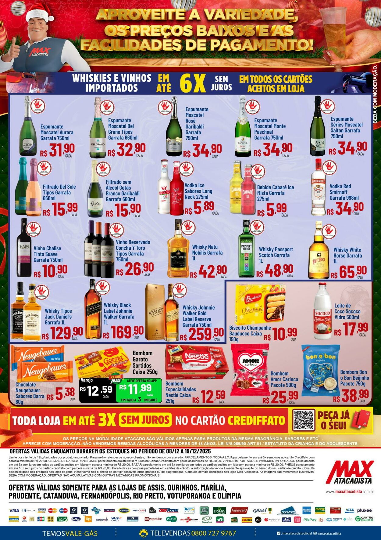 Folheto Max Atacadista 08.12.2025 - 13.12.2025