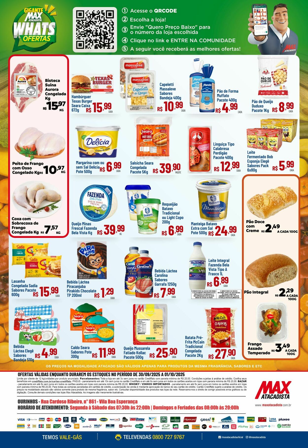 Folheto Max Atacadista 29.09.2025 - 04.10.2025