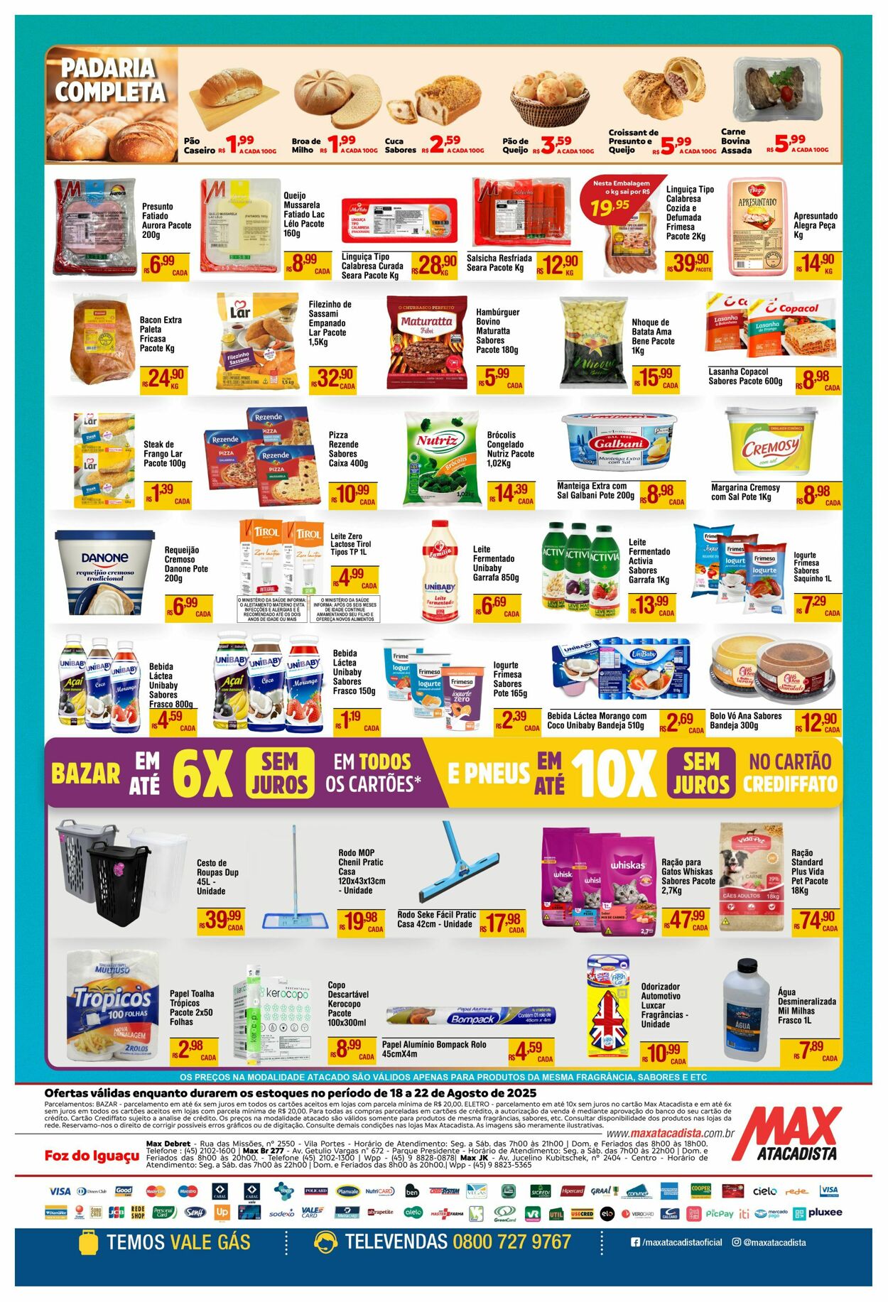 Folheto Max Atacadista 18.08.2025 - 23.08.2025