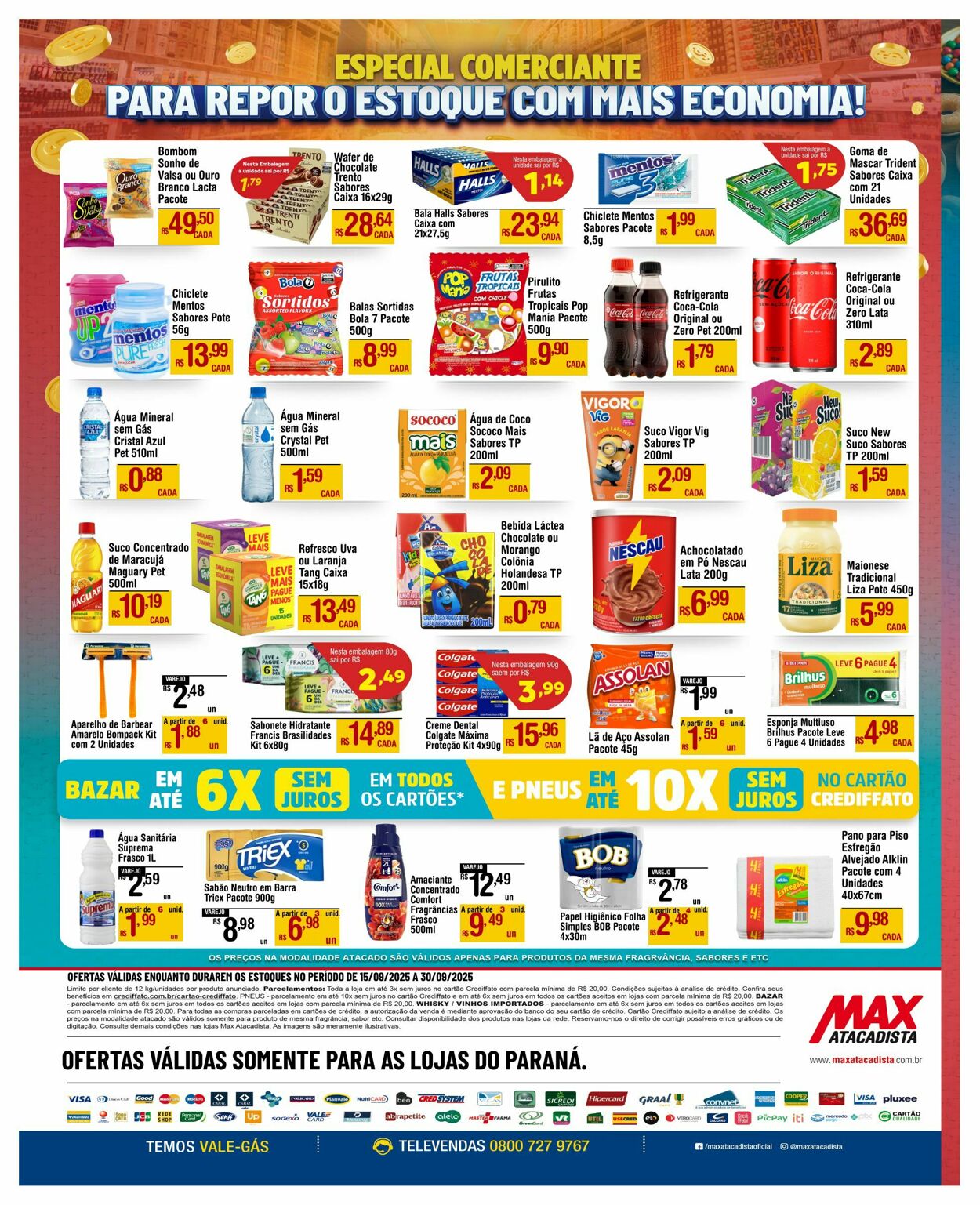 Folheto Max Atacadista 15.09.2025 - 20.09.2025