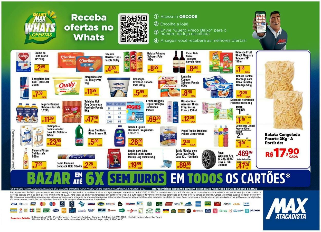 Folheto Max Atacadista 04.08.2025 - 09.08.2025