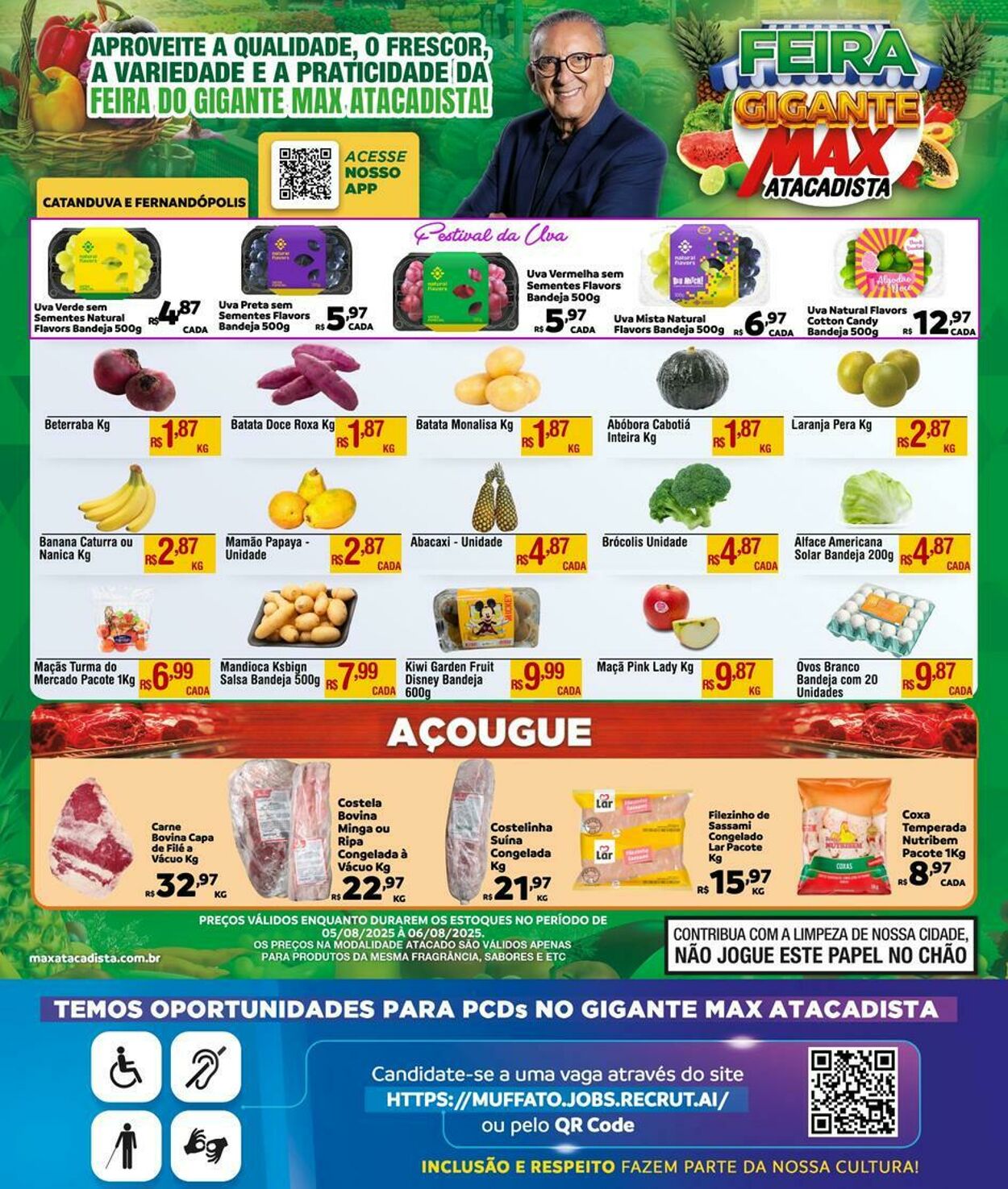 Folheto Max Atacadista 04.08.2025 - 09.08.2025