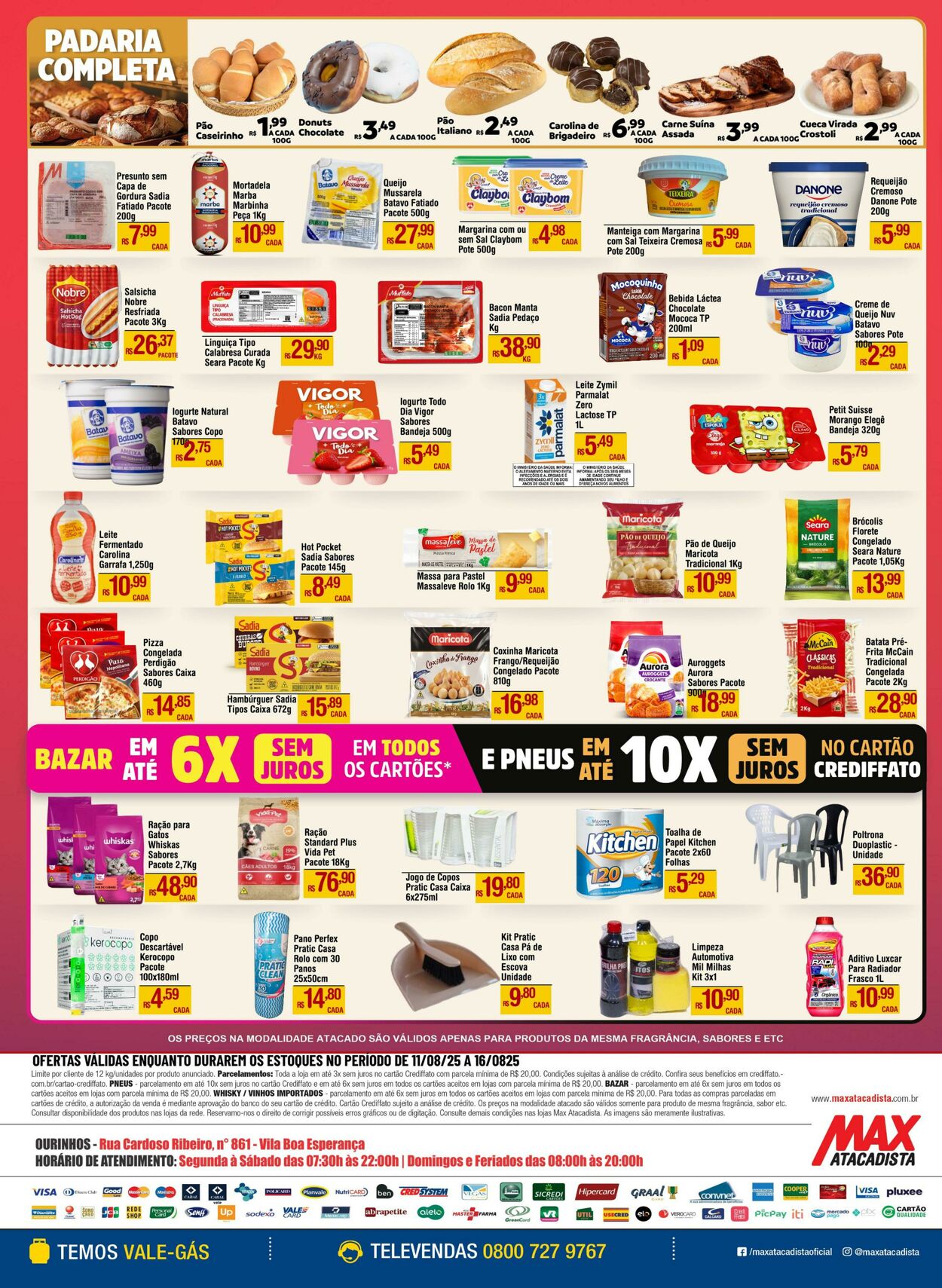 Folheto Max Atacadista 11.08.2025 - 16.08.2025