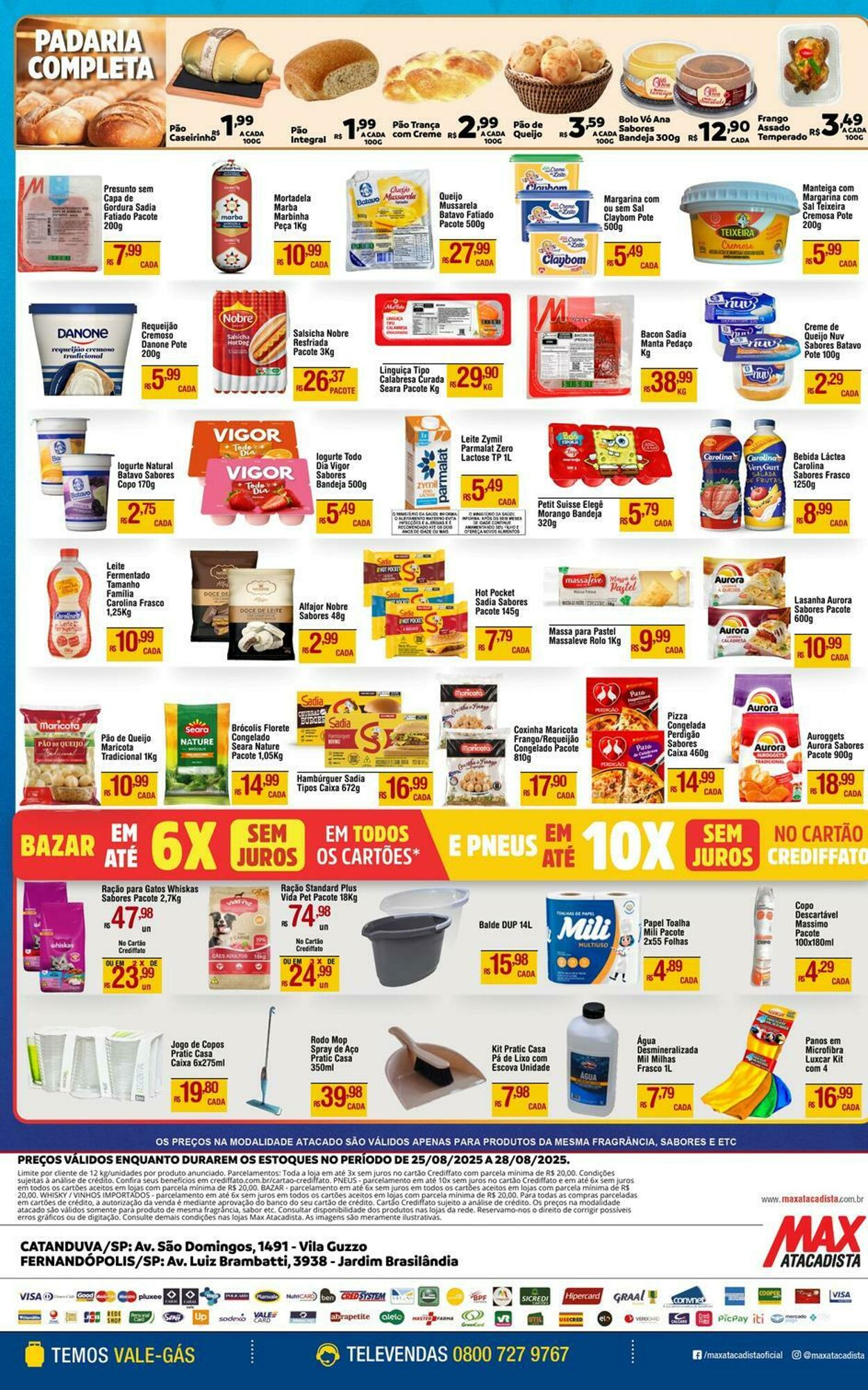 Folheto Max Atacadista 25.08.2025 - 30.08.2025
