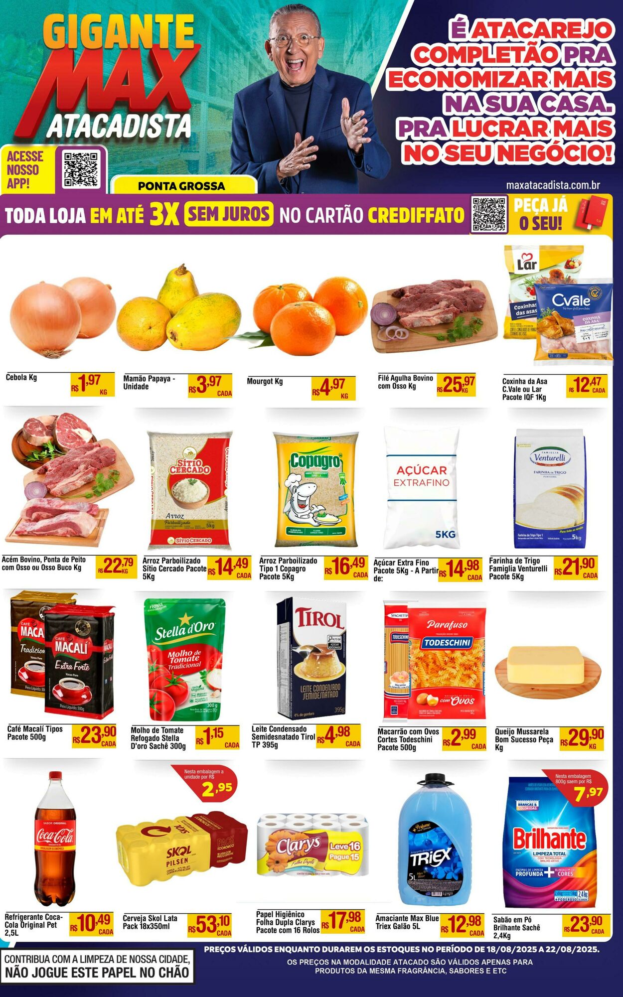 Folheto Max Atacadista 18.08.2025 - 23.08.2025