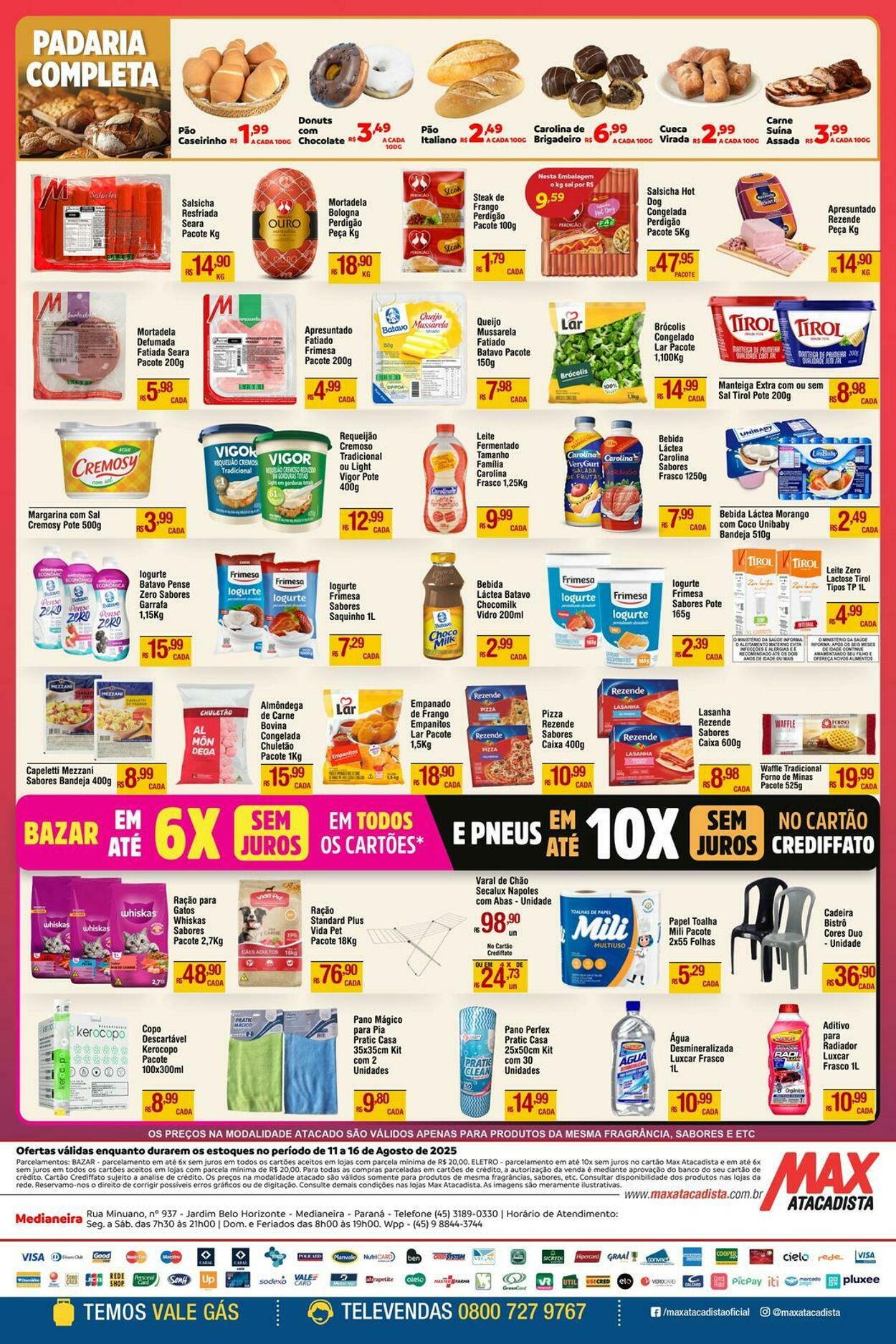 Folheto Max Atacadista 11.08.2025 - 16.08.2025