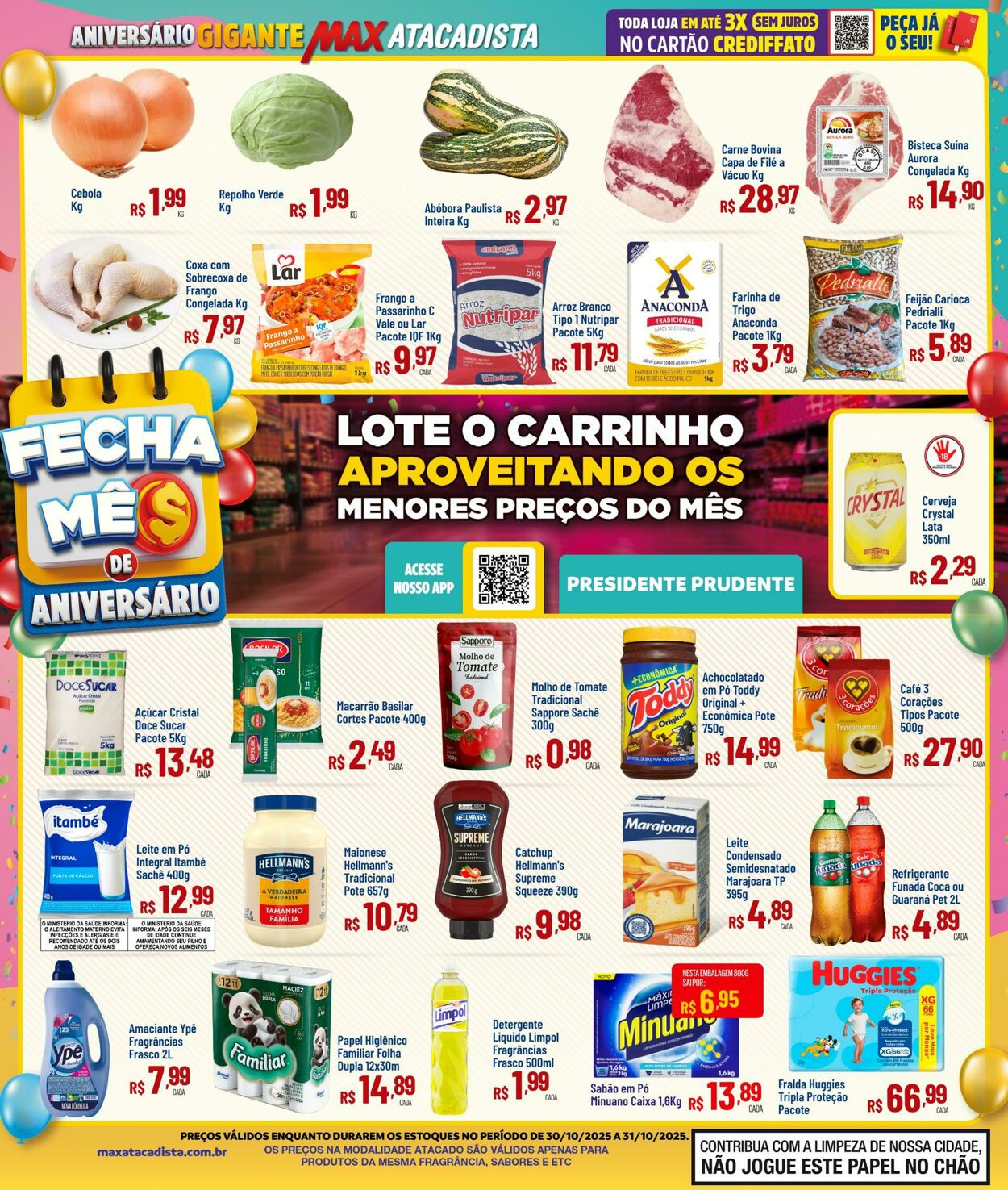 Folheto Max Atacadista 27.10.2025 - 01.11.2025