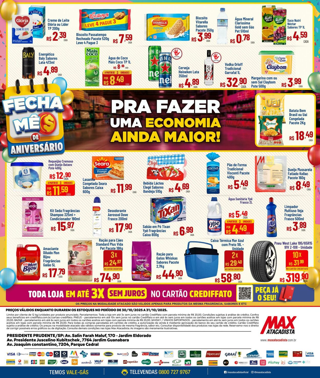Folheto Max Atacadista 27.10.2025 - 01.11.2025