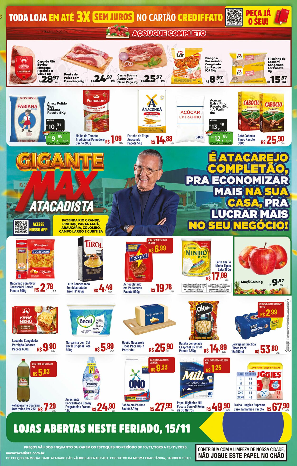 Folheto Max Atacadista 10.11.2025 - 15.11.2025