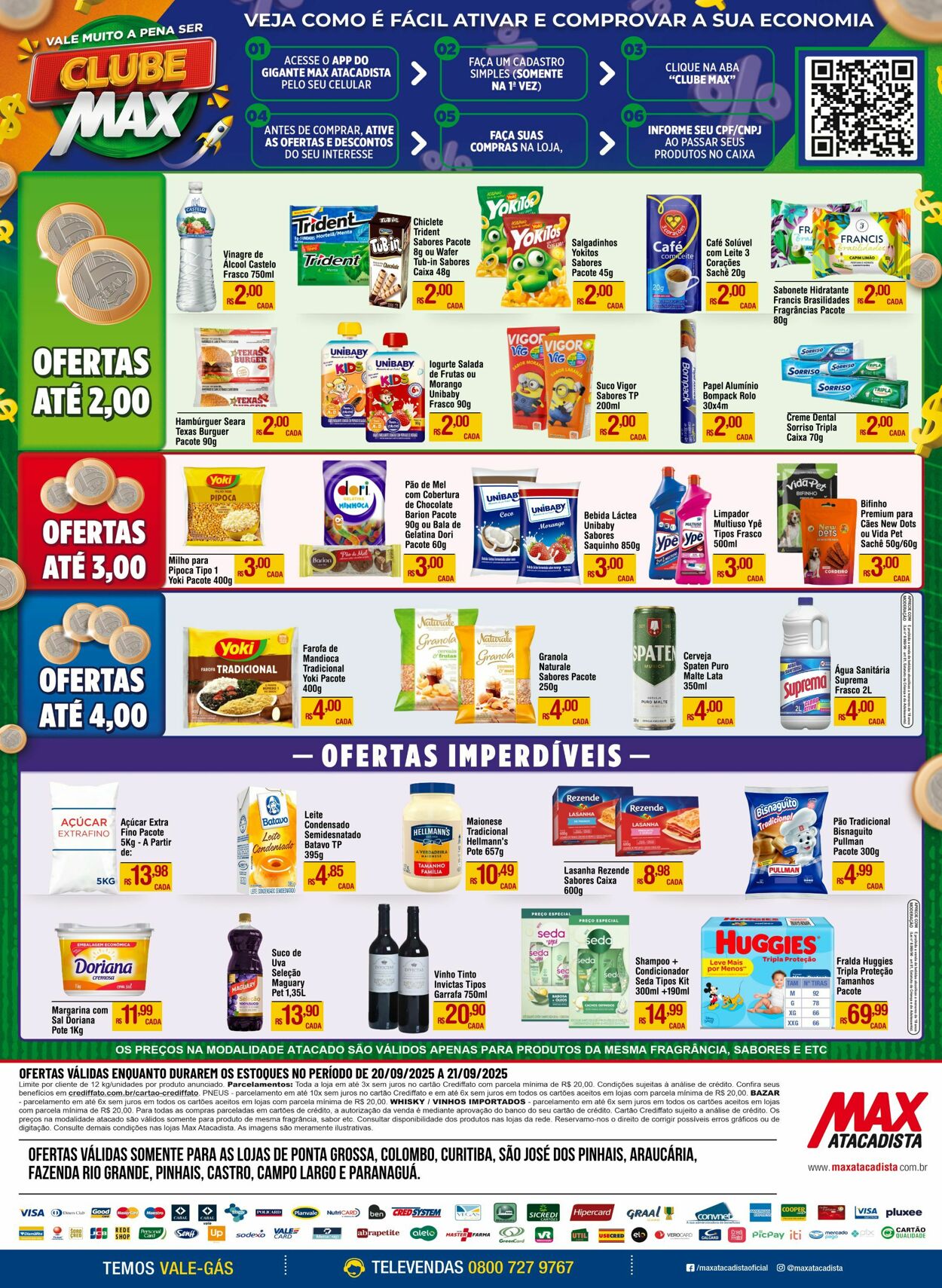 Folheto Max Atacadista 15.09.2025 - 20.09.2025