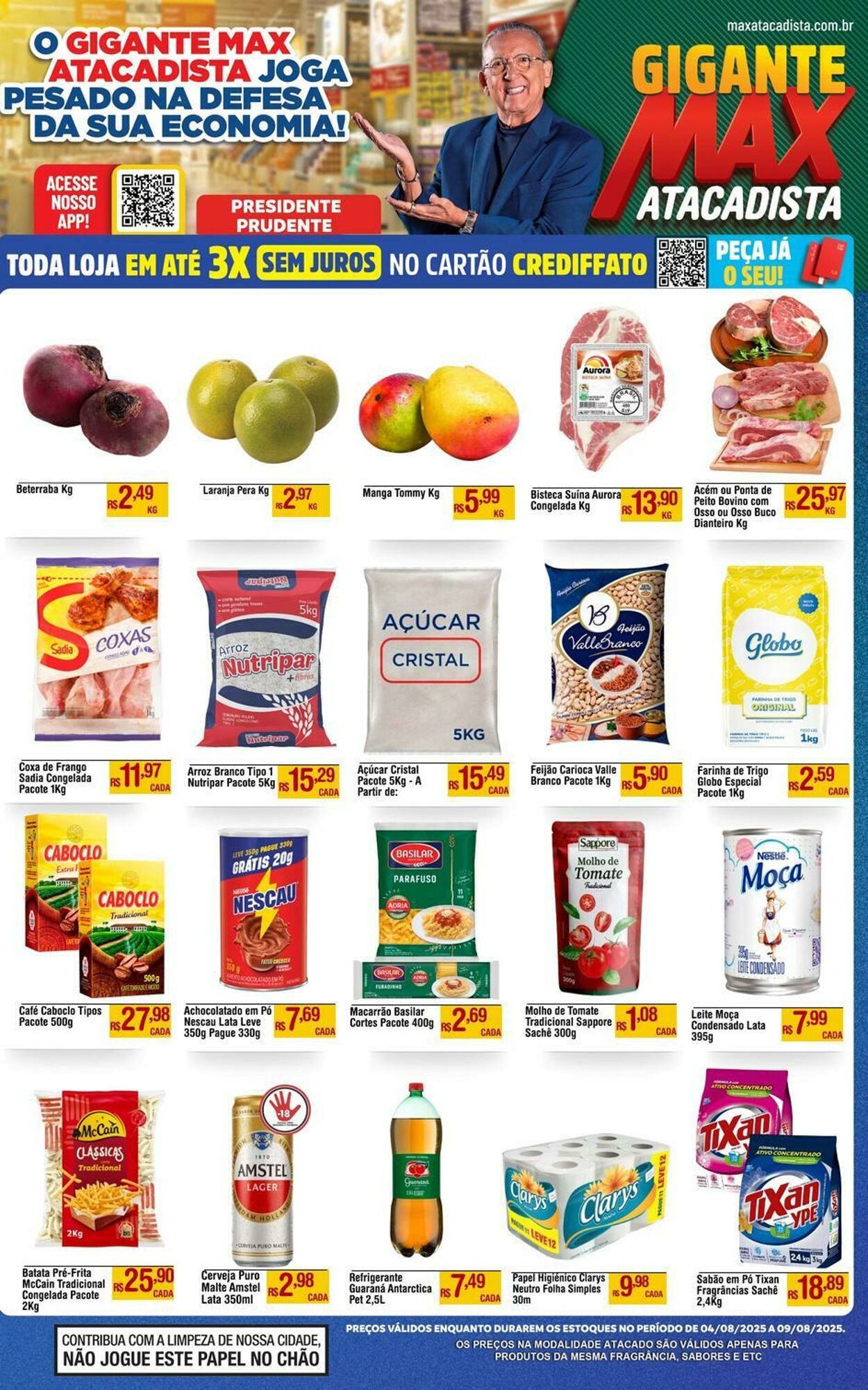 Folheto Max Atacadista 04.08.2025 - 09.08.2025