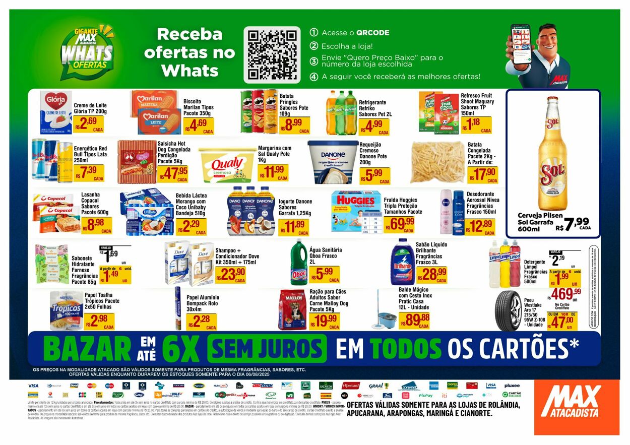 Folheto Max Atacadista 04.08.2025 - 09.08.2025