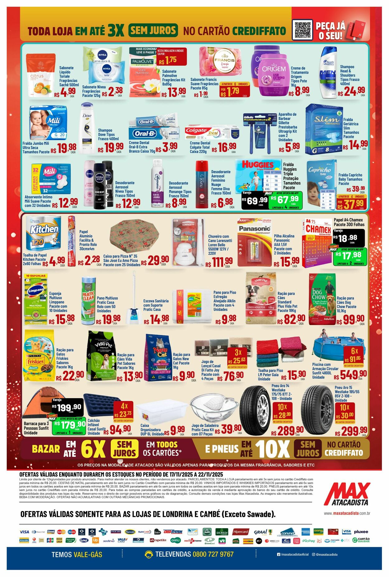 Folheto Max Atacadista 17.11.2025 - 22.11.2025