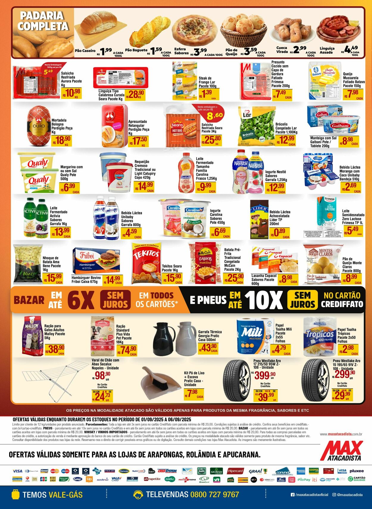 Folheto Max Atacadista 01.09.2025 - 06.09.2025
