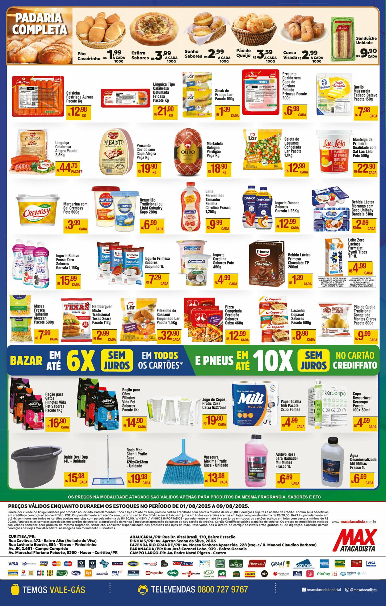 Folheto Max Atacadista 04.08.2025 - 09.08.2025
