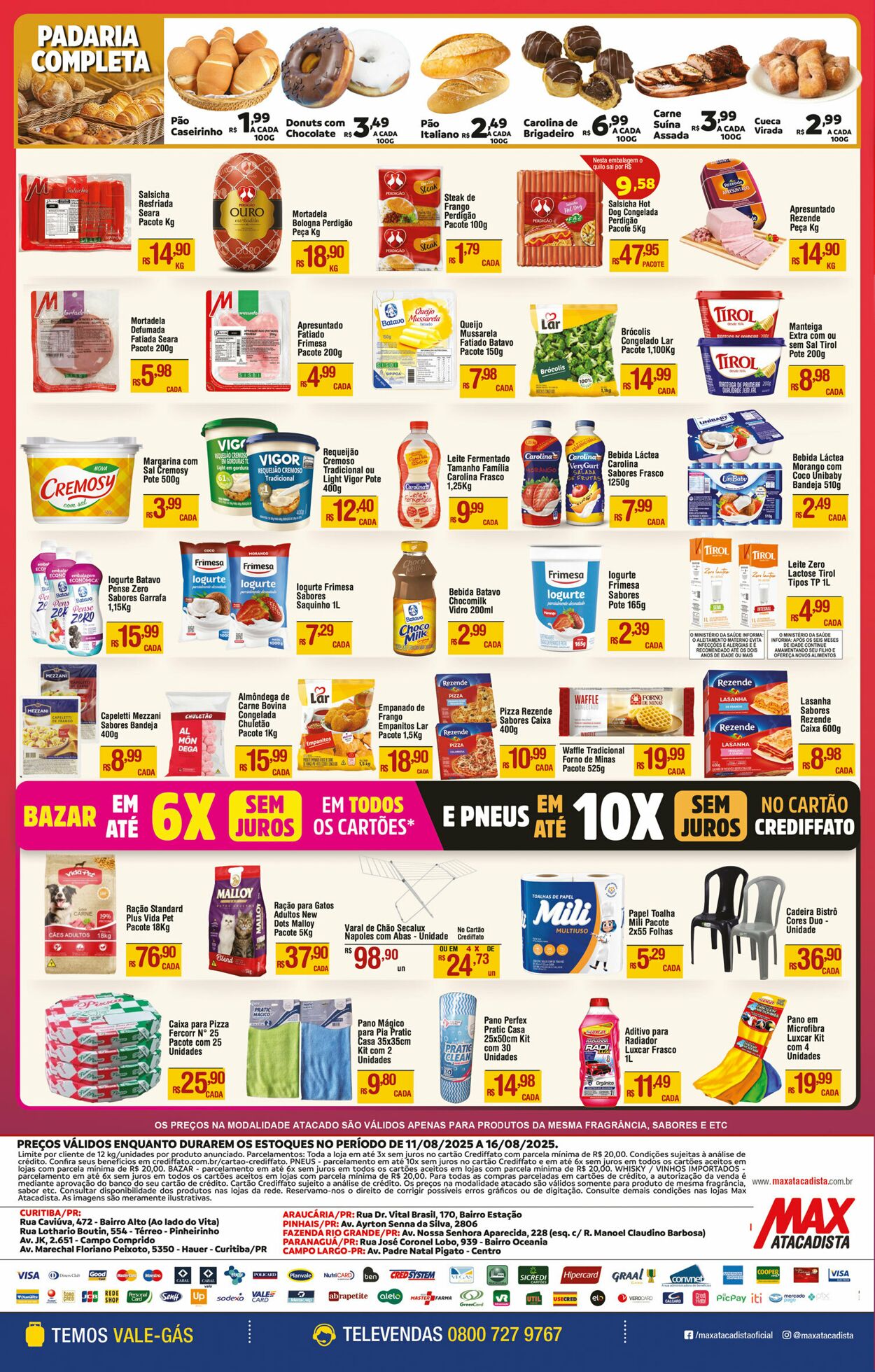 Folheto Max Atacadista 11.08.2025 - 16.08.2025