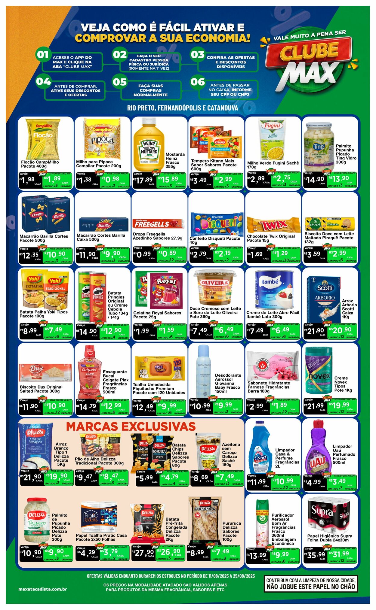 Folheto Max Atacadista 11.08.2025 - 16.08.2025